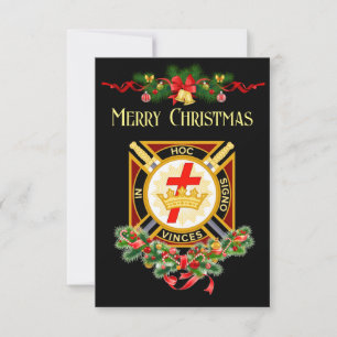 Knight Templar julkort Meddelande