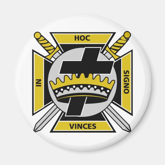 Knight Templar Magnet (Framsidan)