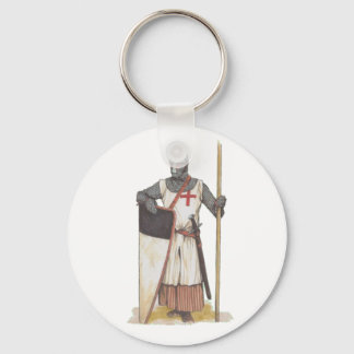 Knight Templar Medieval Nyckelring