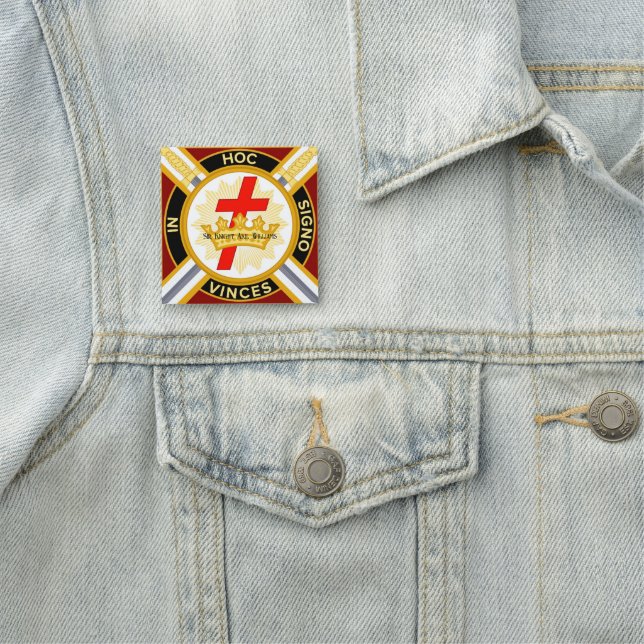 Knight Templar Namnbricka (På plats)
