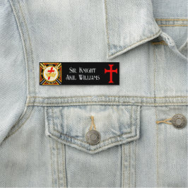 Knight Templar Namnbricka