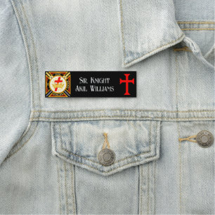 Knight Templar Namnbricka