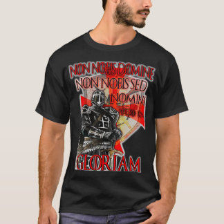 Knight Templar Non Nobis Gloriam Crusader Kor h T Shirt