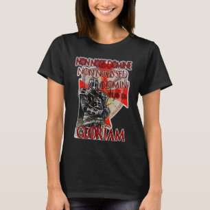 Knight Templar Non Nobis Gloriam Crusader Kor W T Shirt