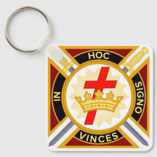 Knight Templar Nyckelring