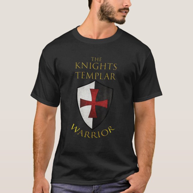 Knight Templar Oath T Shirt (Framsida)