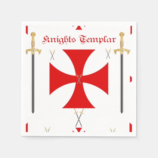 Knight Templar Pappersservett (Framsidan)