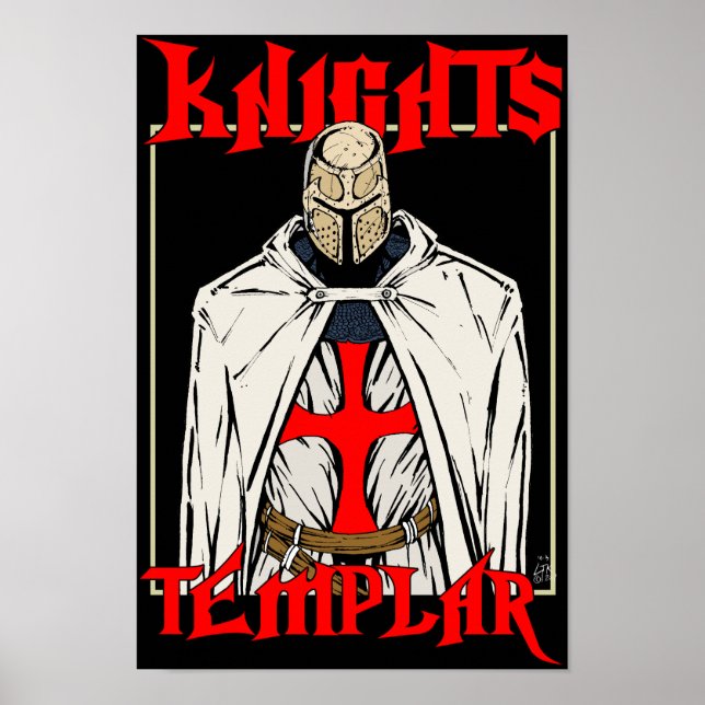 Knight Templar Poster (Framsidan)