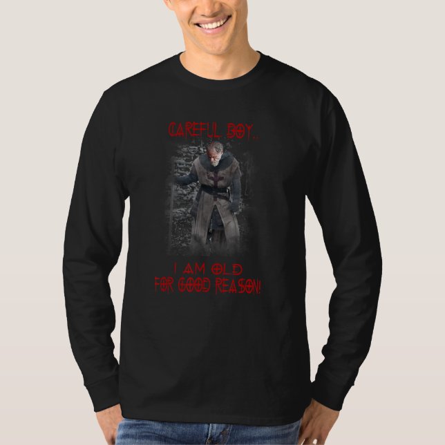 Knight Templar Ring varsam pojke jag är gammal för T Shirt (Framsida)