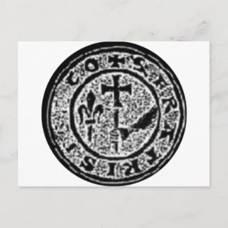 Knight Templar Seal #2 Vykort