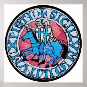 Knight Templar Seal Poster