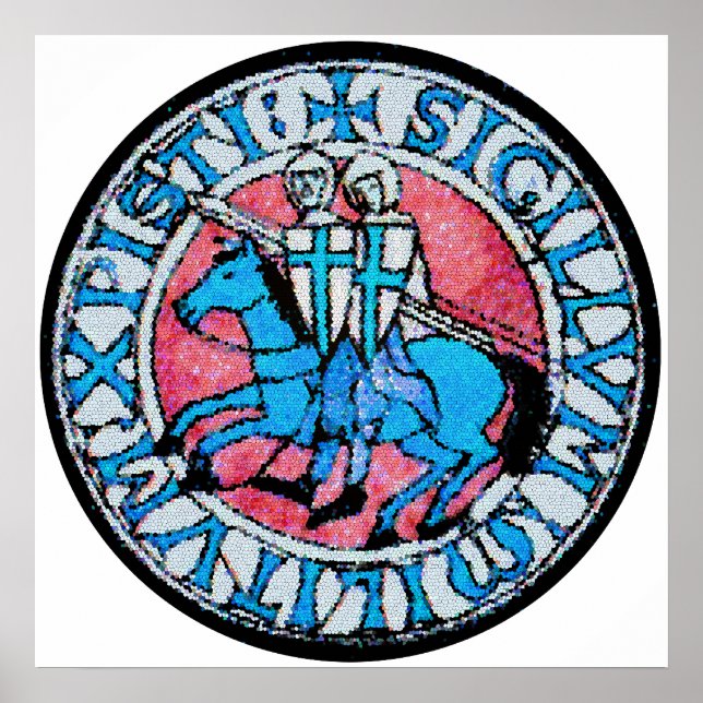 Knight Templar Seal Poster (Framsidan)