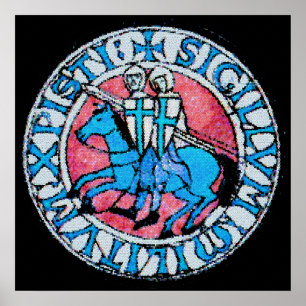 Knight Templar Seal Poster