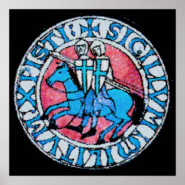 Knight Templar Seal Poster (Framsidan)