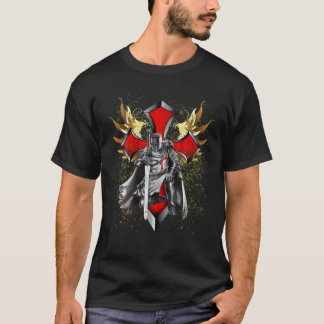 Knight Templar T Oath For God - Christian Shirt