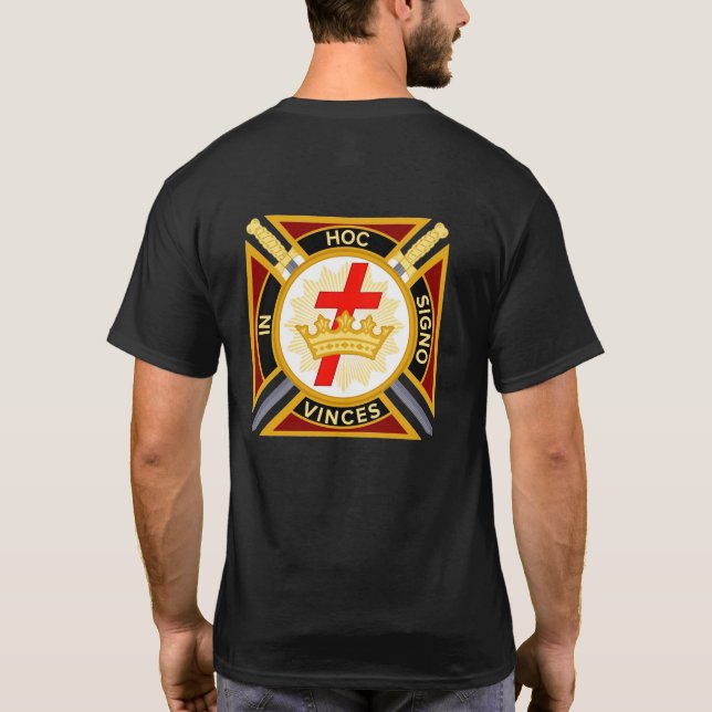 Knight Templar T Shirt (Baksida)