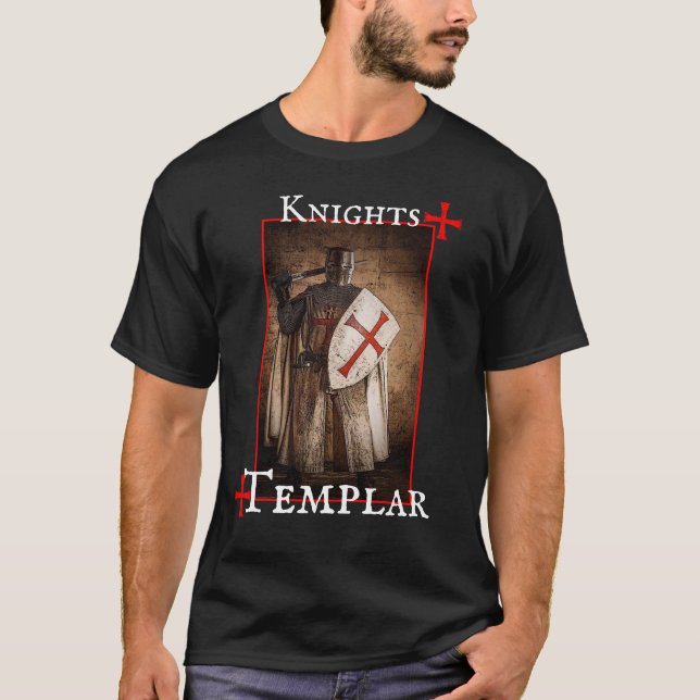 Knight Templar T Shirt (Framsida)