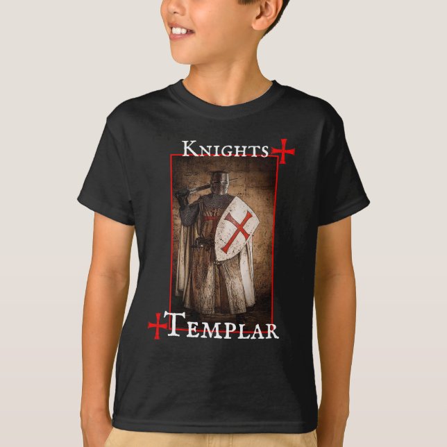 Knight Templar T Shirt (Framsida)