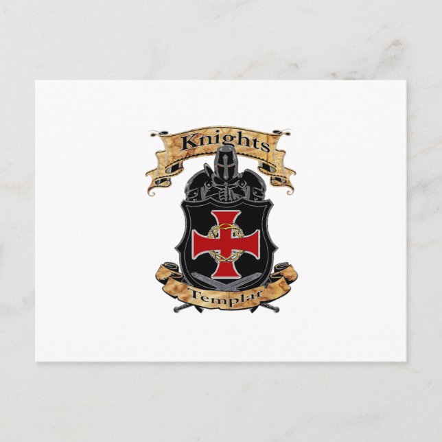 Knight Templar Vykort (Framsida)