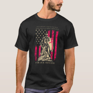 Knight Templar Warrior of God America Fla T Shirt