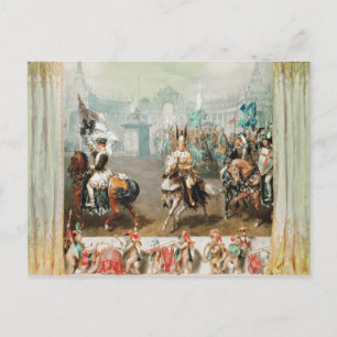 Knight tournament vykort