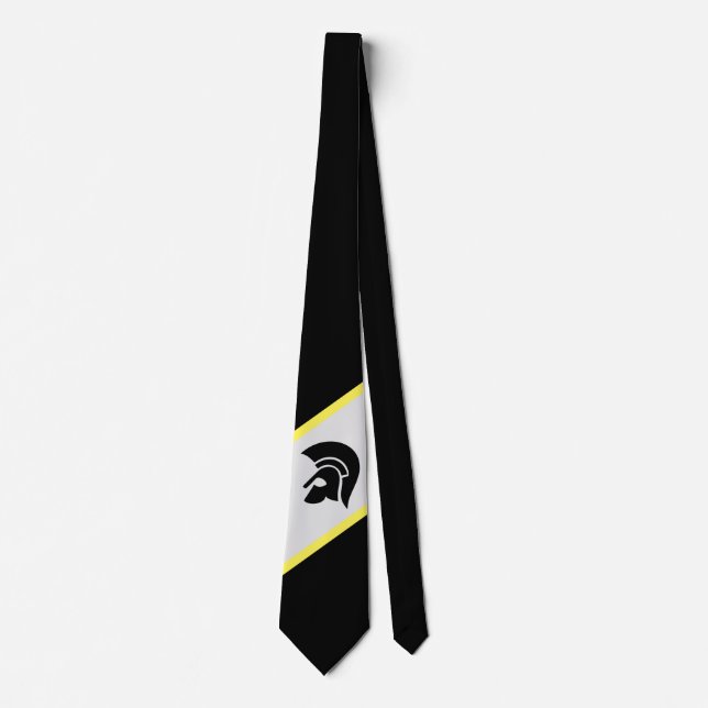 Knight Vikings Warriors Mascot Football Necktie Slips (Framsida)