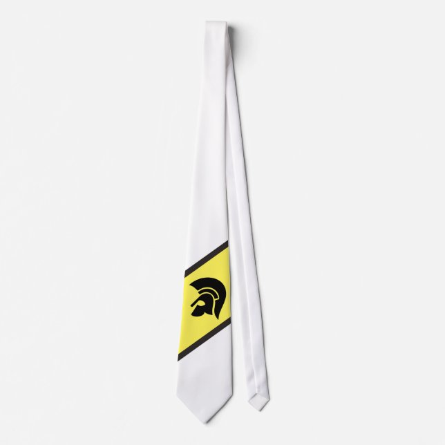 Knight Vikings Warriors Mascot Football Necktie Slips (Framsida)