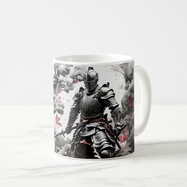 Knight Warrior B Kaffemugg (Framsida höger)