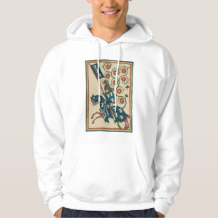 Knight with Eagle Heraldry, 1400 medeltida Hoodie
