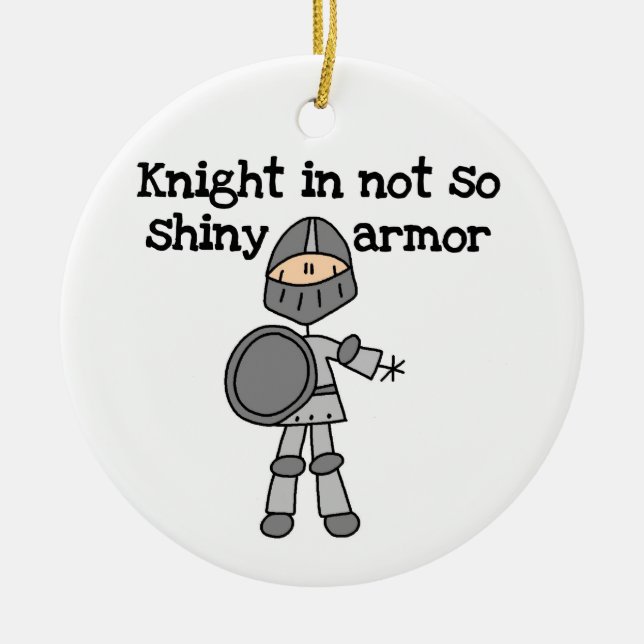 Knight without Shine Julgransprydnad Keramik (Framsidan)