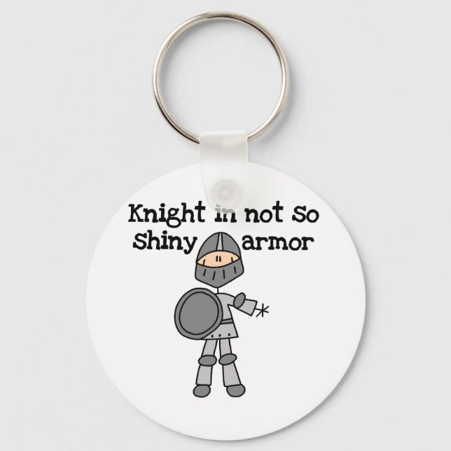 Knight without Shine Tshirts and Gifts Nyckelring (Framsida)