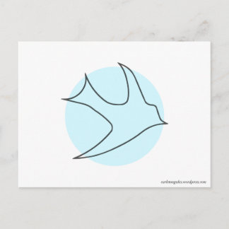 Knightingales Postkort (Blå) Vykort