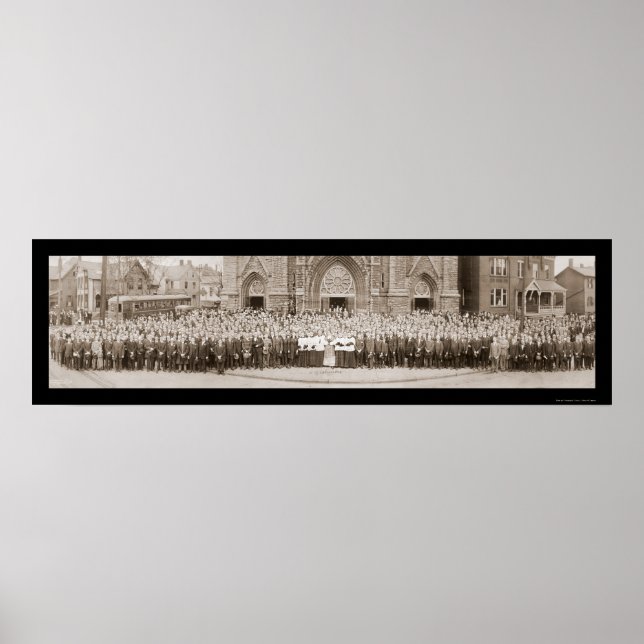 Knights of Columbus Photo 1914 Poster (Framsidan)