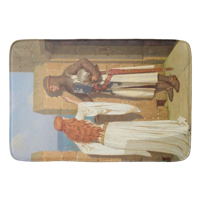 Knight's Shadow (av Edmund Blair Leighton) Badrumsmatta (Framsidan)