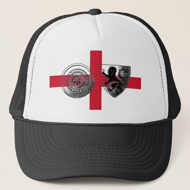 Knight's Shields Hat Truckerkeps (Framsida)