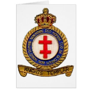 KNIGHTS TEMPLAR HÄLSNINGSKORT