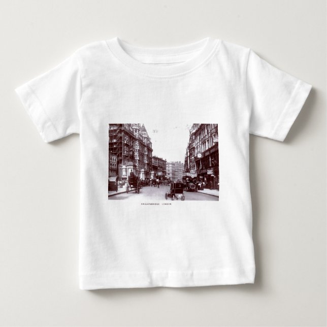 Knightsbridge London vintage 1910 T-shirt (Framsida)
