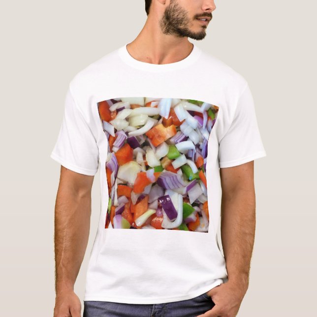 Knioner och Bellpeppar T Shirt (Framsida)