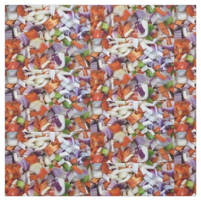 Knioner och Bellpeppar Tyg (Provkarta)