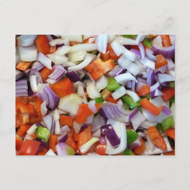 Knioner och Bellpeppar Vykort (Framsida)