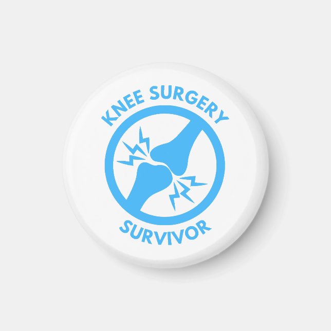 Knioperationsöverlevare  magnet (Framsidan)