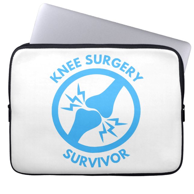 Knioplastik överlevare  laptop fodral (Framsidan)