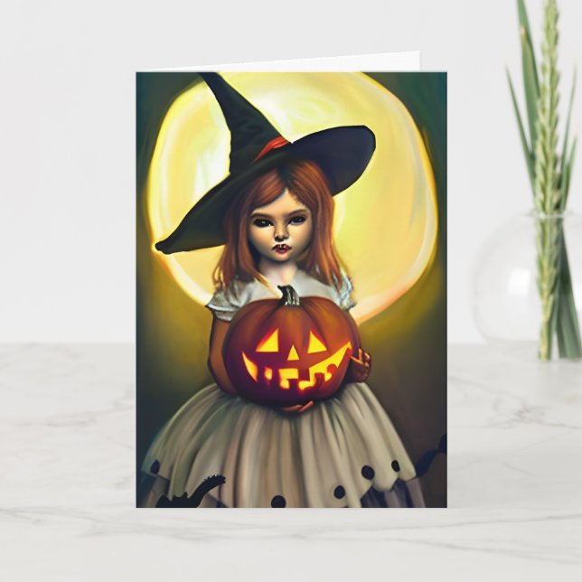 Knip åt dig i Happy halloween Kort (Framsida)