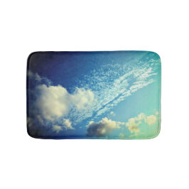 Knip av moln badrumsmatta