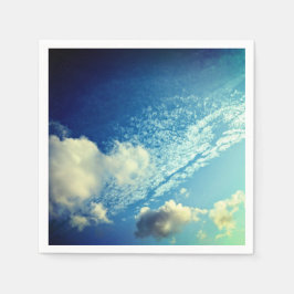 Knip av moln pappersservett