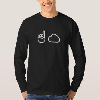 Knip i molnet Rapture Cute Jesus Christi T Shirt