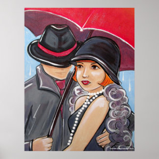 Knip inte på min Parad - 1920-talets flapper Poster