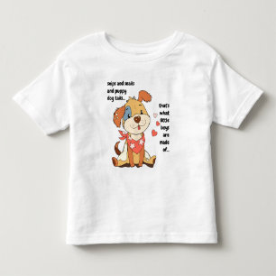 Knip och snigel..söt bandanapuppy t shirt