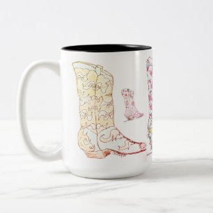 Knip upp klackkaffe mugg