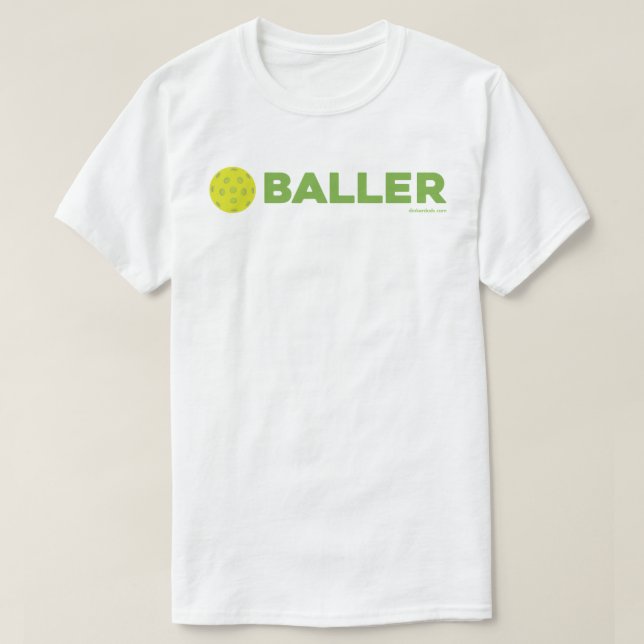 (Knipa) Baller den roliga Pickleball skjortan Tröja (Design framsida)
